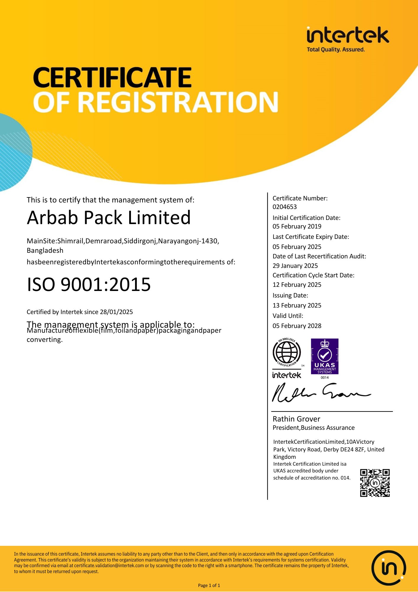 Arbab PackLimited
